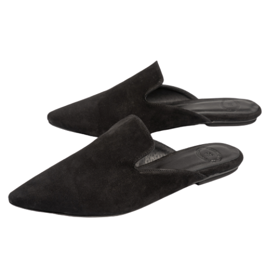Picture of Black mules suede