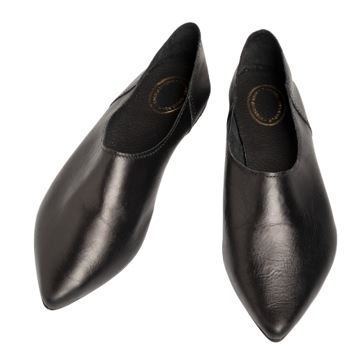 Picture of Black moccassins leather