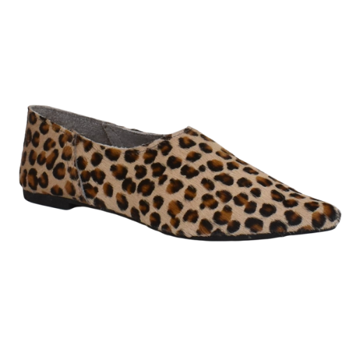 Picture of Animal print moccassins leather