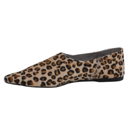 Picture of Animal print moccassins leather