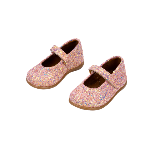 Εικόνα της Παιδικές μπαλαρίνες ροζ με στρας