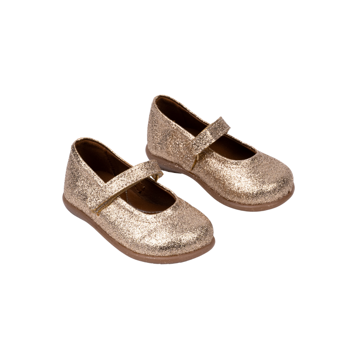 Εικόνα της Παιδικές μπαλαρίνες χρυσές με γκλίτερ