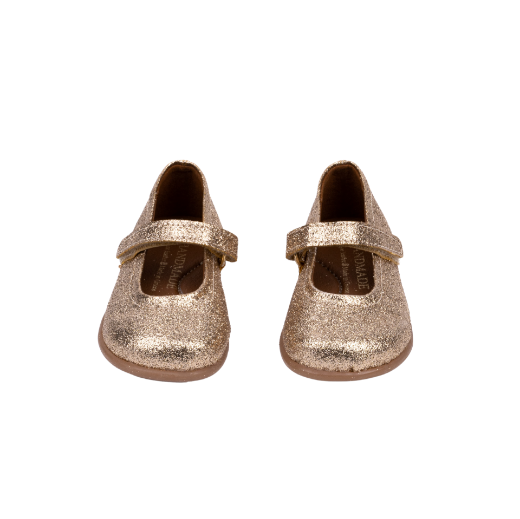 Εικόνα της Παιδικές μπαλαρίνες χρυσές με γκλίτερ