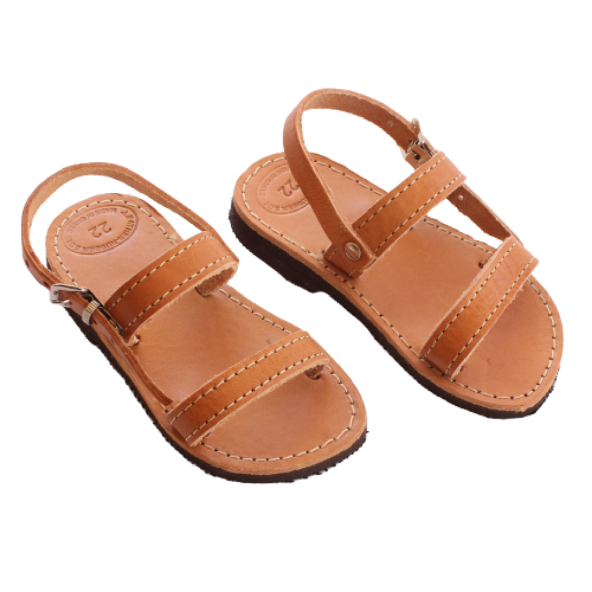 Picture of Kids leather sandals with strap