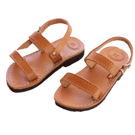 Picture of Kids leather sandals with strap