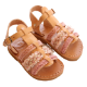 Picture of Kids leather sandals gladiator pink