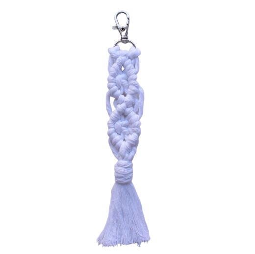 Picture of Keychain macrame white