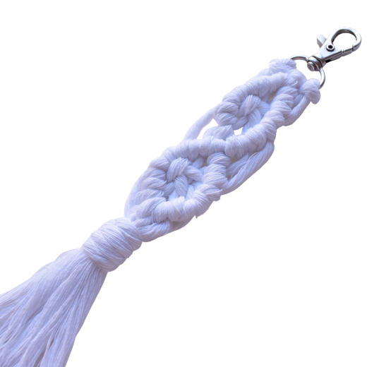 Picture of Keychain macrame white