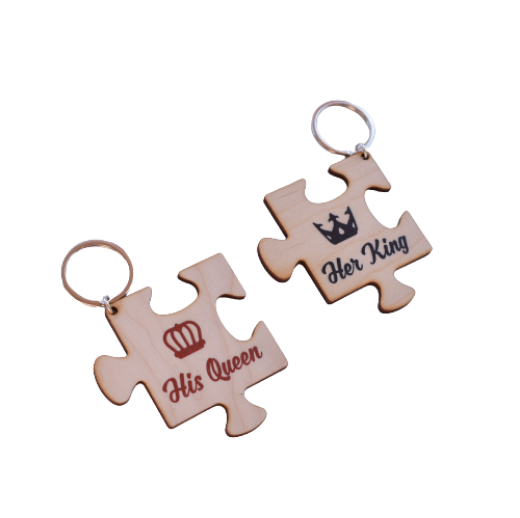 Εικόνα της Μπρελόκ για ζευγάρια King & Queen