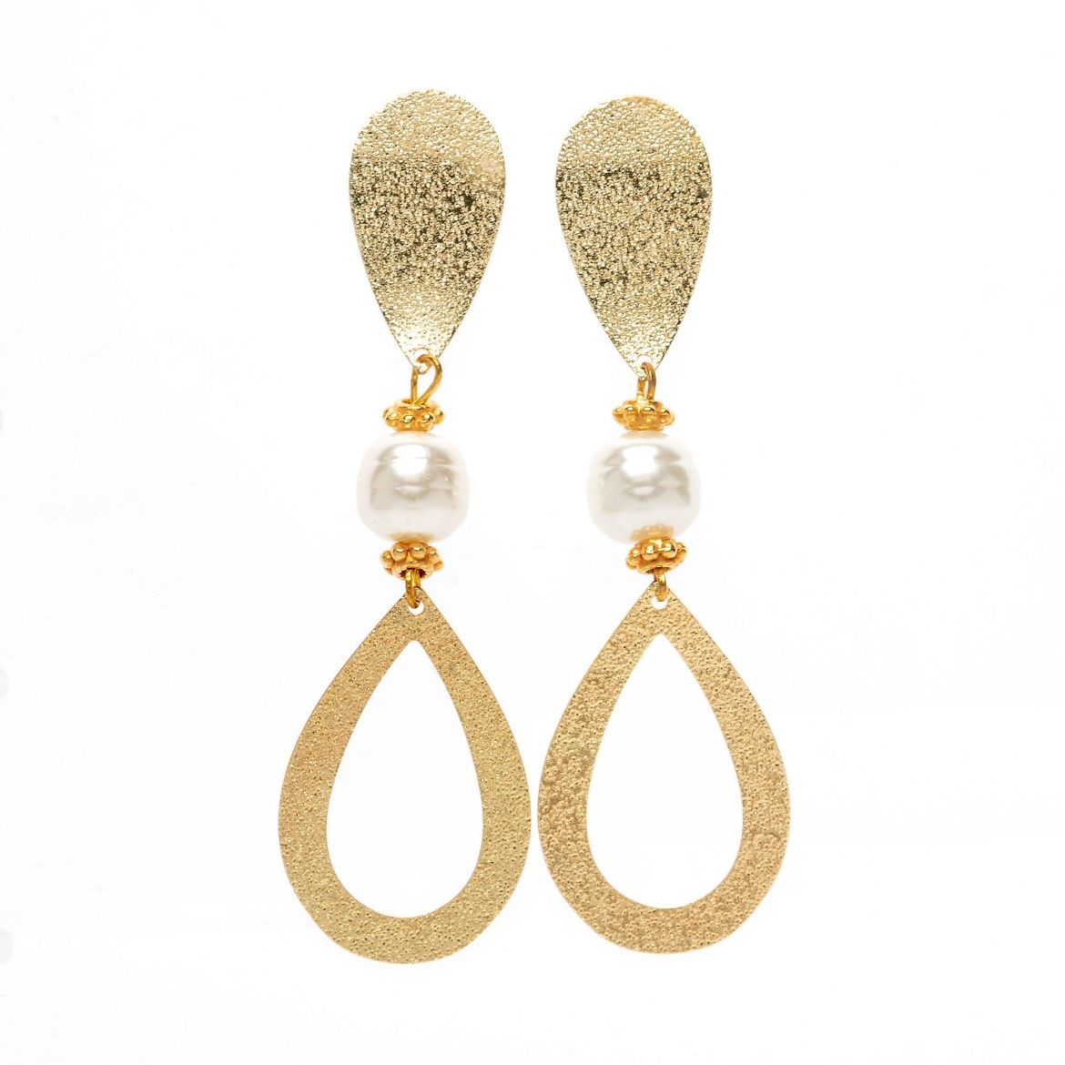 Picture of Stud earrings with wrought teardrop