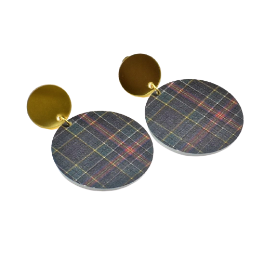 Picture of Stud earrings dark green