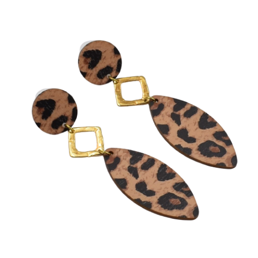 Picture of Earrings animal print