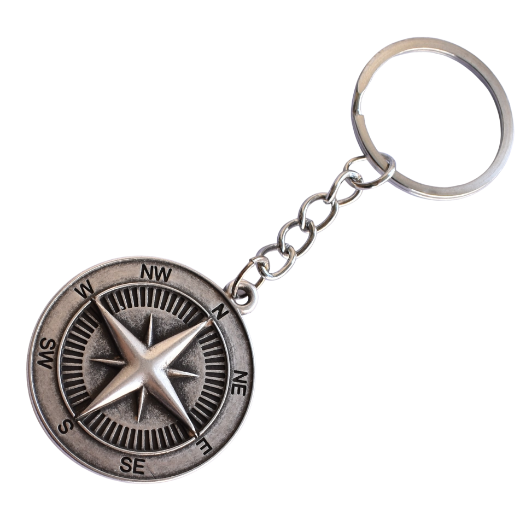 Picture of Keychain for man compass 