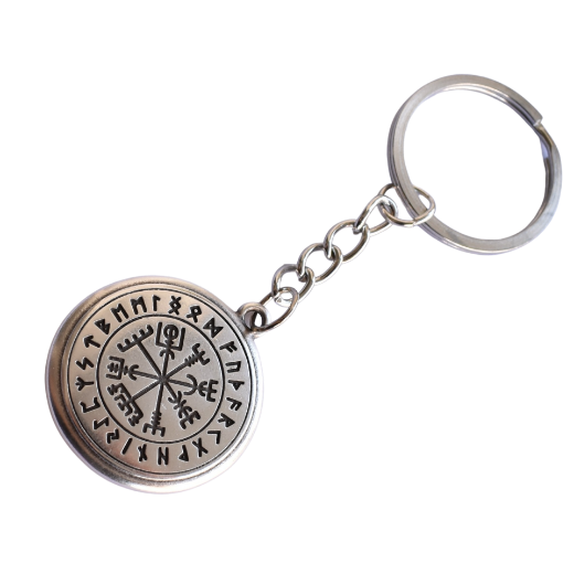 Picture of Keychain for man Viking compass 