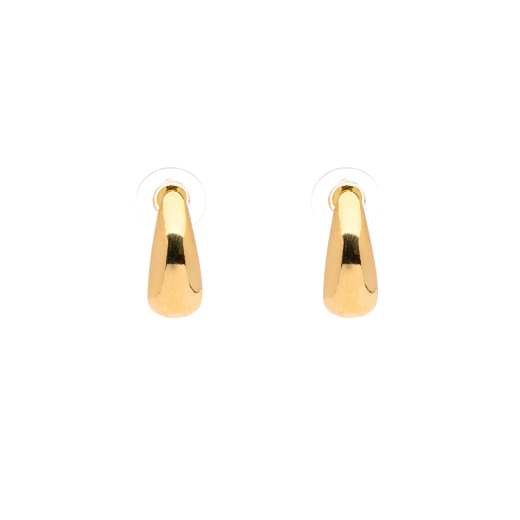 Picture of Gold open hoop earrings small