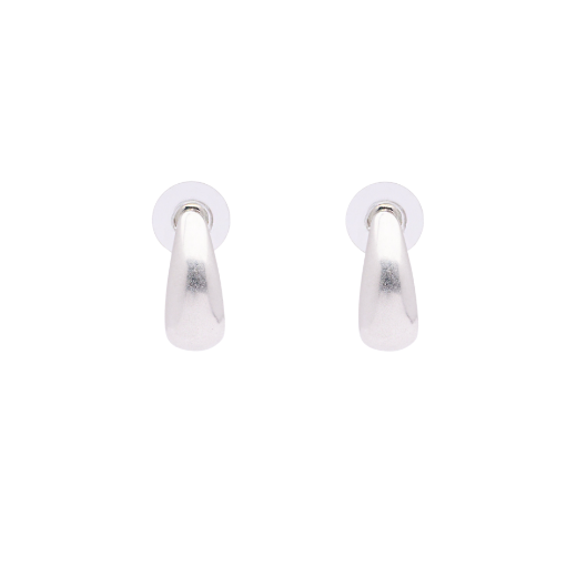 Picture of Silver open hoop earrings small