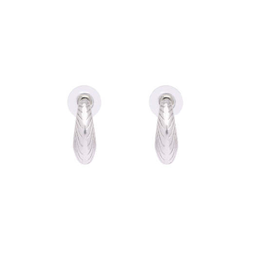 Elara silver hoops