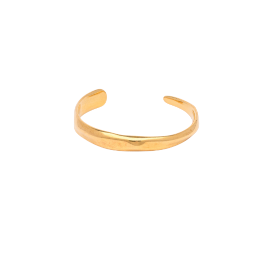 Picture of 24k gold plated irregular cuff bracelet