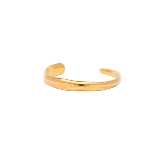 Picture of 24k gold plated irregular cuff bracelet