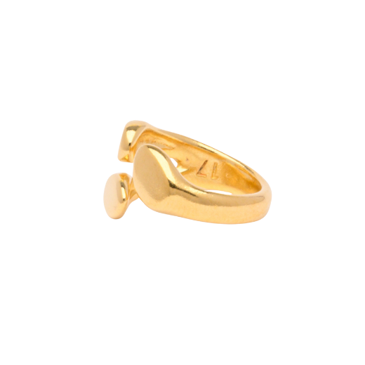 Picture of Women's 24k gold plated adjustable branch ring