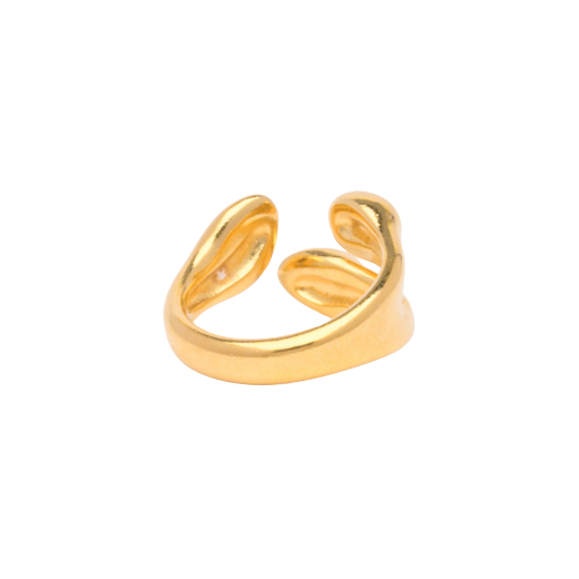 Picture of Women's 24k gold plated adjustable branch ring