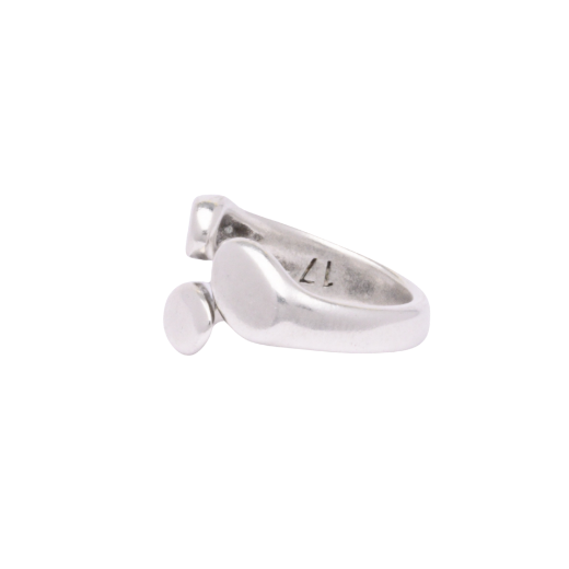 Picture of Women's antique silver plated adjustable branch ring