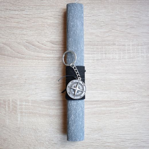 men easter candle compass keyring