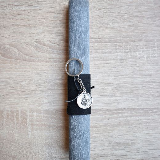 men easter candle snake keychain