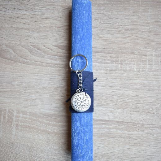 easter candle for men compass keychain