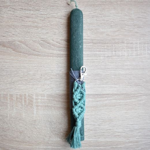 greek lambada for woman with macrame keychain