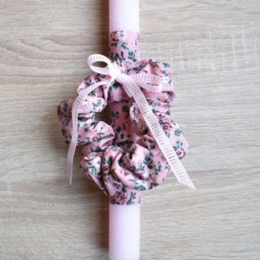 λαμπάδες πασχαλινές γυναικείες με διακοσμητικό λαστιχάκι