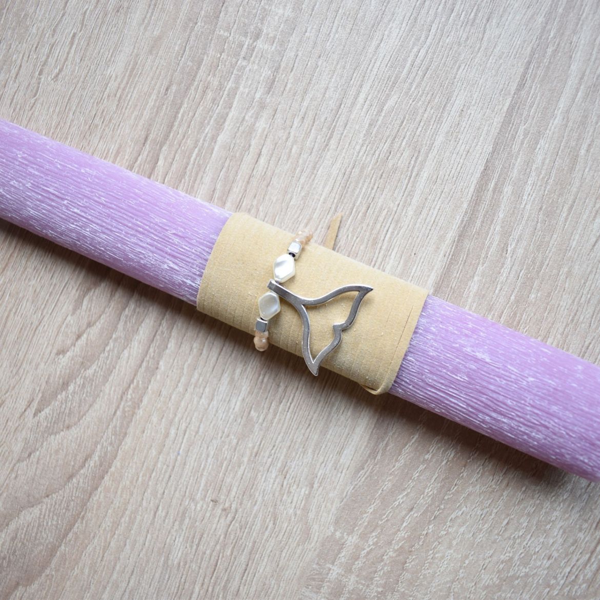 λαμπάδα για γυναίκα με κολιέ ουρά γοργόνας