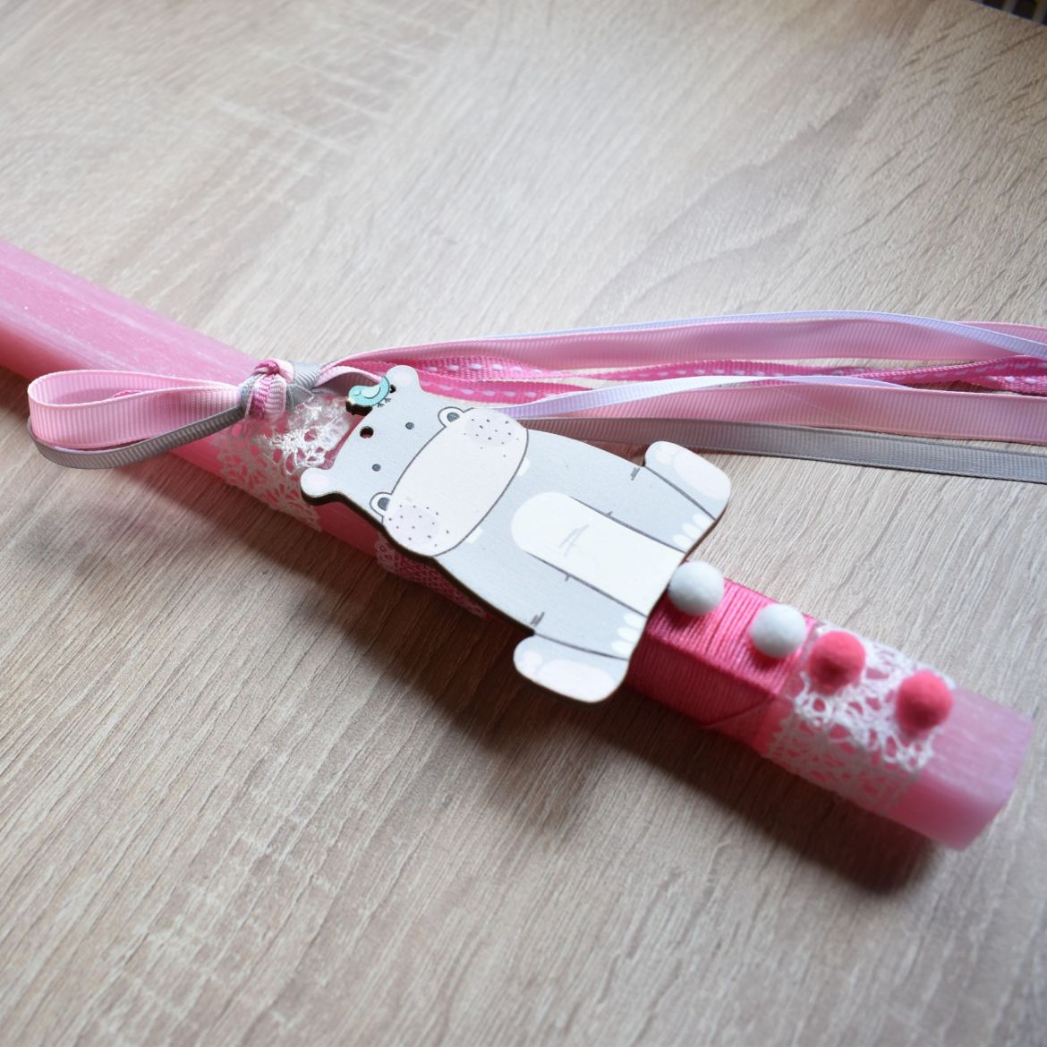 Picture of Easter candle hippo