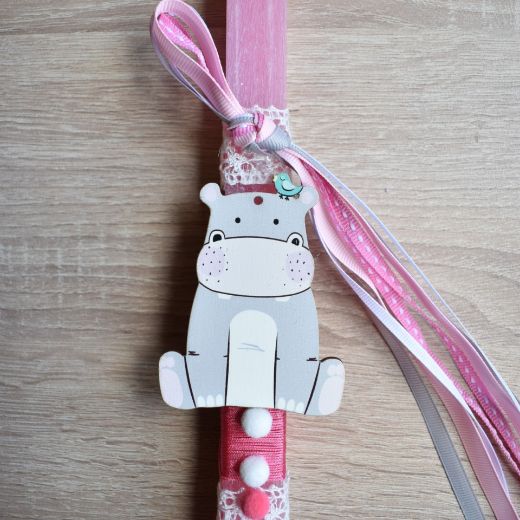 Picture of Easter candle hippo
