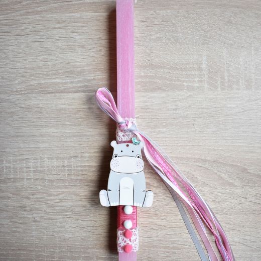 Picture of Easter candle hippo