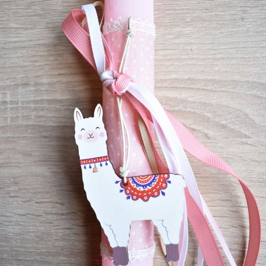 Picture of Easter candle llama