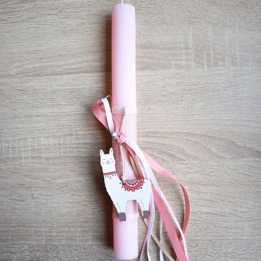 Picture of Easter candle llama