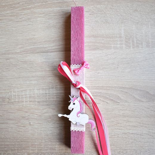 Picture of Easter candle unicorn