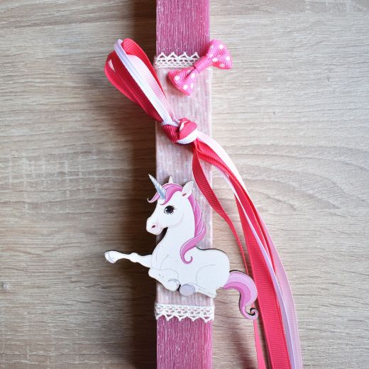 Picture of Easter candle unicorn