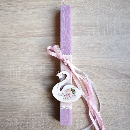 Picture of Easter candle swan