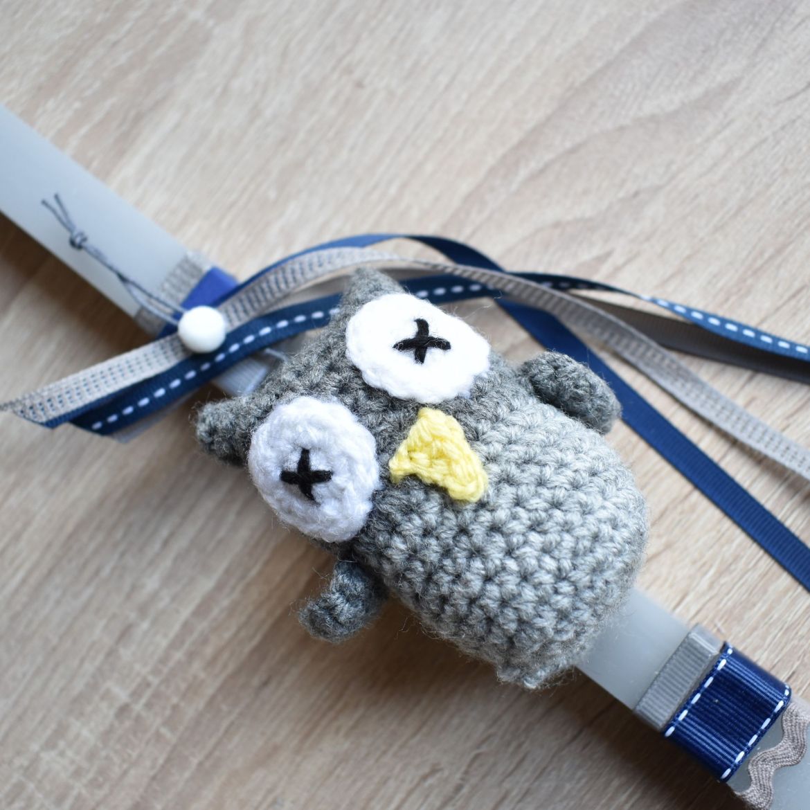 λαμπάδες για αγόρια με κουκουβάγια