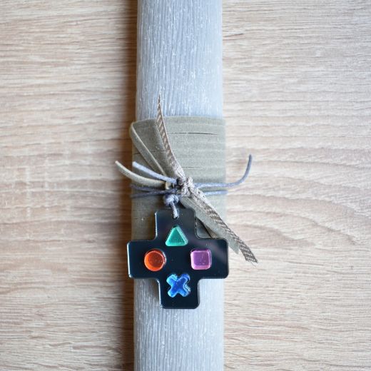 greek easter lambada boy with gray playstation