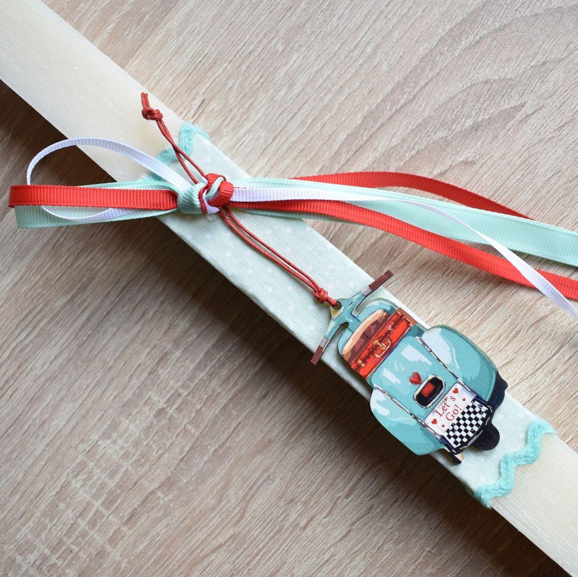 λαμπάδα για αγόρι με βέσπα