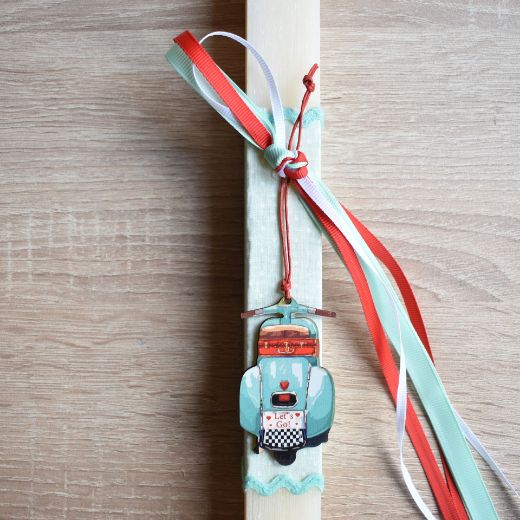 easter lambatha for boy with vespa