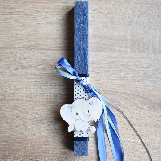 λαμπάδες για αγόρια με φιγούρα ελεφαντάκι