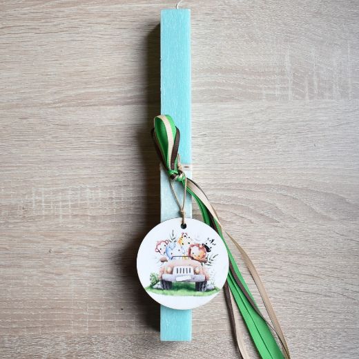 λαμπάδες πασχαλινές για αγόρια με παιδικά ζωάκια