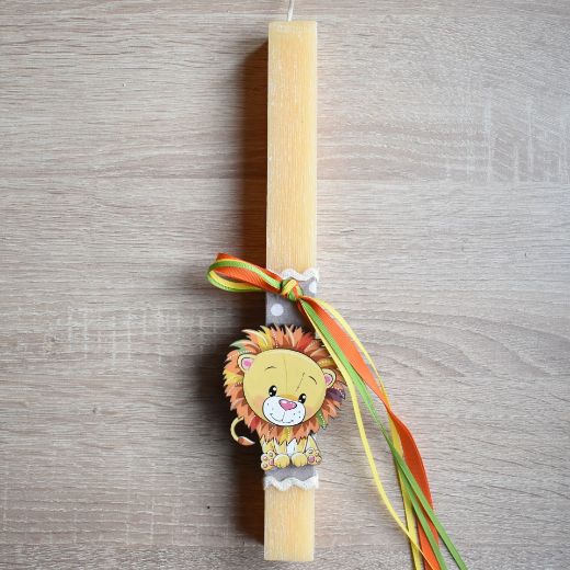 λαμπάδα αγόρι με φιγούρα λιονταριού