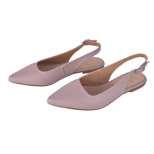elegant pink ballerina flats women