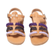Picture of Handmade girls leather sandals purple