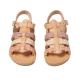 Picture of Handmade girls leather sandals  salmon
